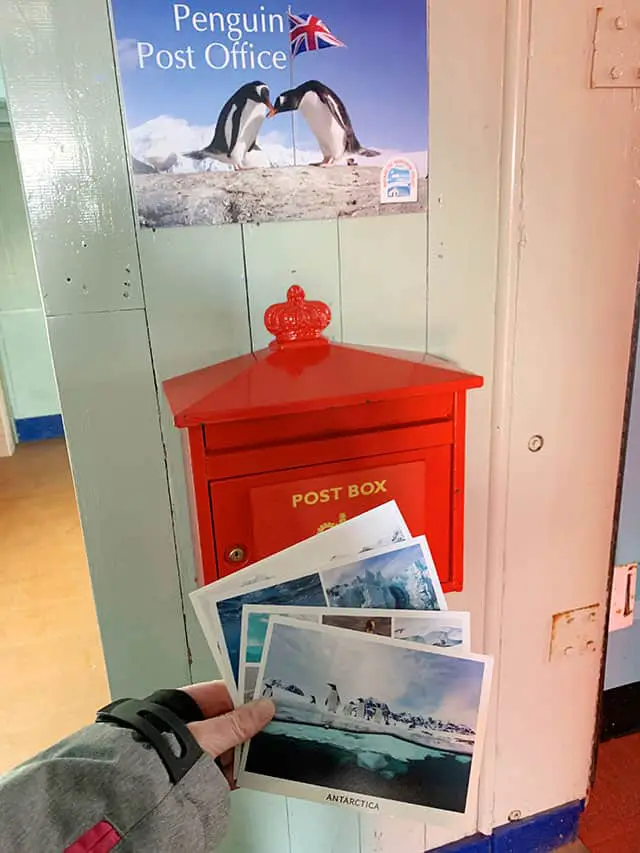 send a postcard from Antarctica