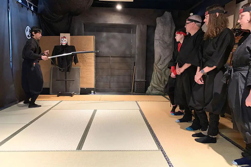 Take a ninja or samurai class at Asakusa Tokyo